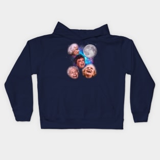 Golden Girls Howl at the Moon Kids Hoodie